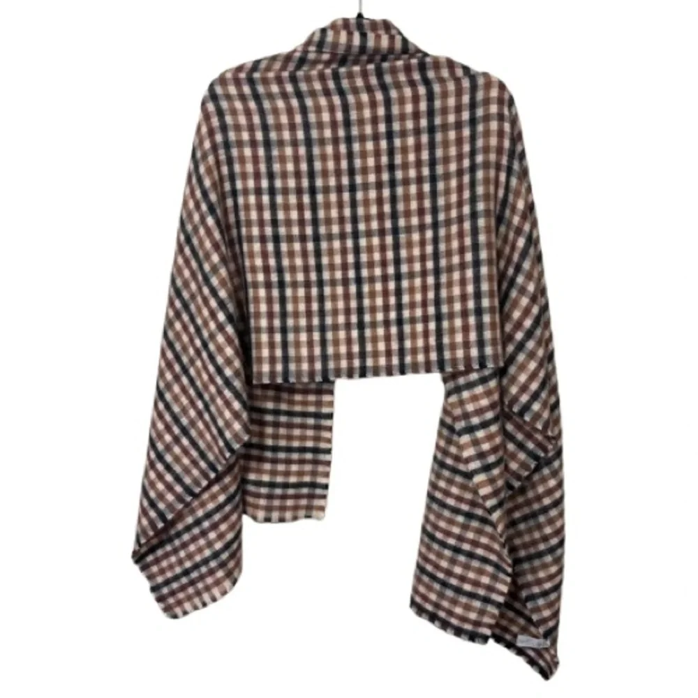 Aerie Fall Colors Super Soft Cozy Plaid Scarf ONE SIZE